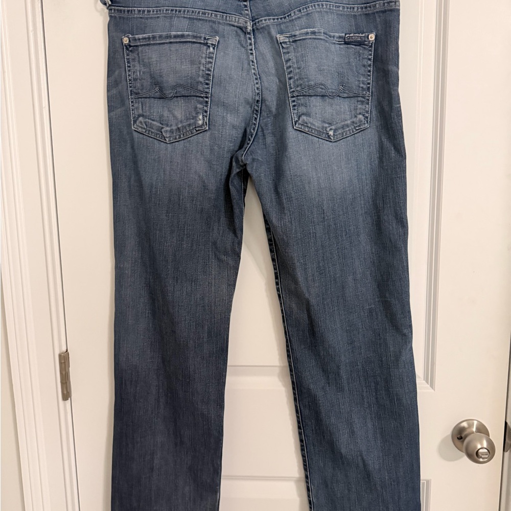 7 for all Mankind- Blue Denim Jeans-14 - Picture 2 of 6